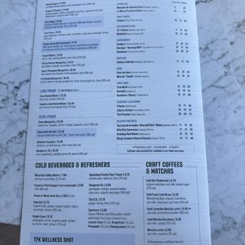 True Food Kitchen - Drink menu - New American Near Me - Tucson, Arizona True Food Kitchen - Drink menu - New American Near Me - Tucson, Arizona