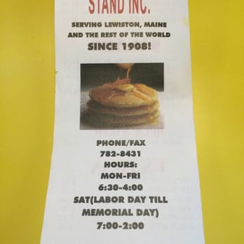 Simones' Hot Dog Stand - he menu - Hot Dogs Near Me - Lewiston, Maine Simones' Hot Dog Stand - he menu - Hot Dogs Near Me - Lewiston, Maine