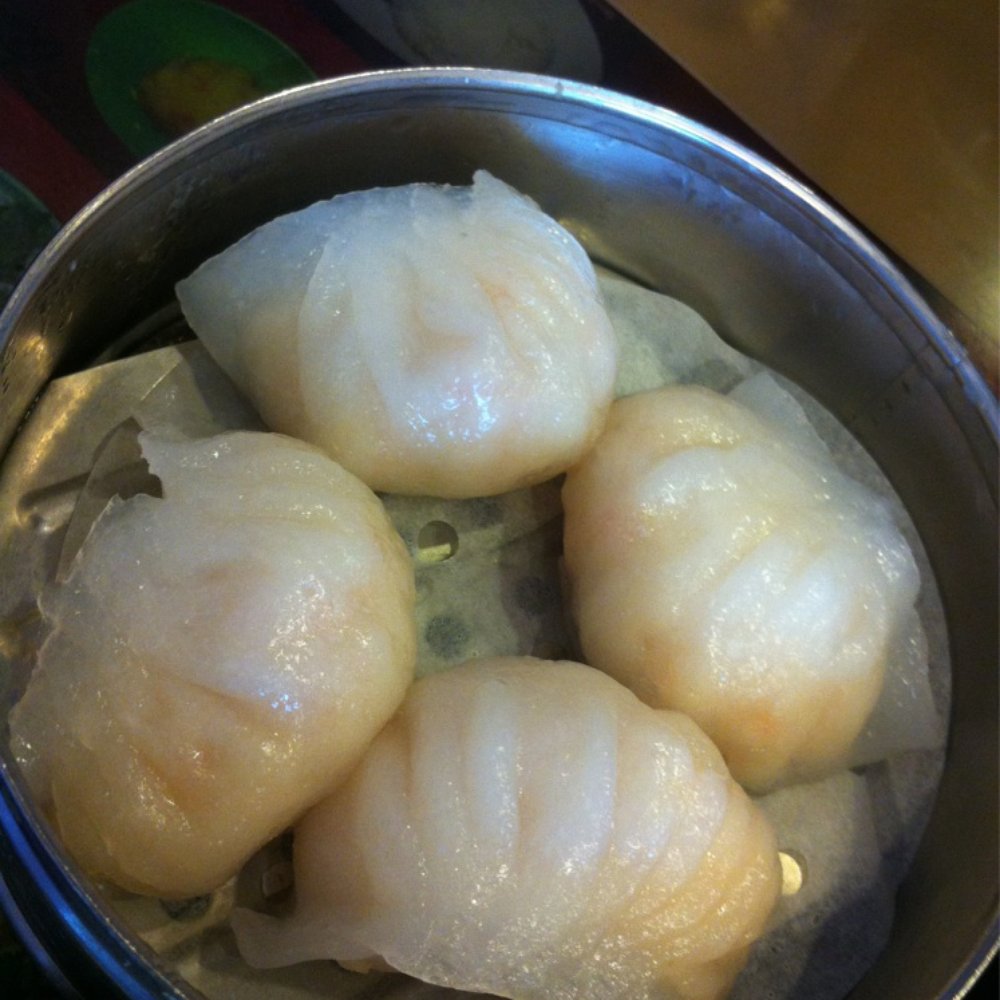 HK Dim Sum - Steamed shrimp dumplings. - Dim Sum Near Me - Houston, Texas