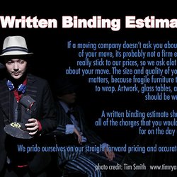 Shea Moving - Written Binding Estimates are better than flat rates.
