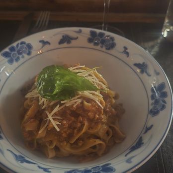 Taverna Di Bacco - Fettucine alla bolognese (too salty imo) - Italian Near Me - New York, New York