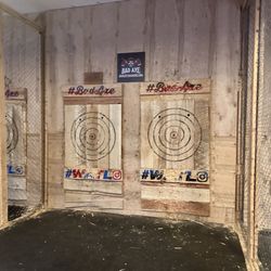 Bad Axe Throwing - Throwing area
