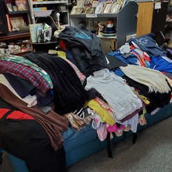 Tom's Treasure Chest - Rummage sale clothes