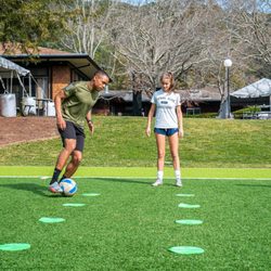 Tristan Bowen Soccer - Once a player becomes technically sound, we increase the speed of the session. The goal is for them to execute the skill at game speed.