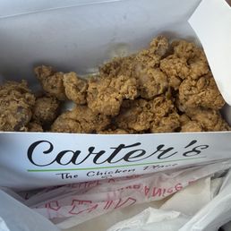 Gizzards were piping hot!