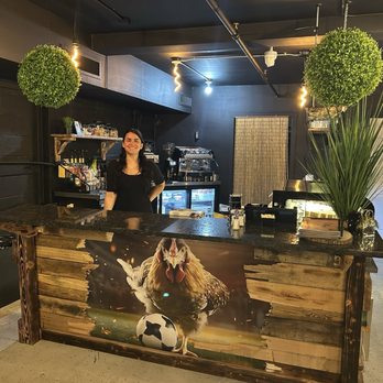 Taurus Chicken & Coffee Bar - The barista was super helpful - this is downstairs. - Coffee & Tea Near Me - Dover, New Jersey Taurus Chicken & Coffee Bar - The barista was super helpful - this is downstairs. - Coffee & Tea Near Me - Dover, New Jersey