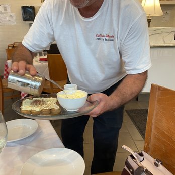Caffe' da Michele - More table side tiramisu, I loved it. Much better than store bought - Italian Near Me - Estero, Florida