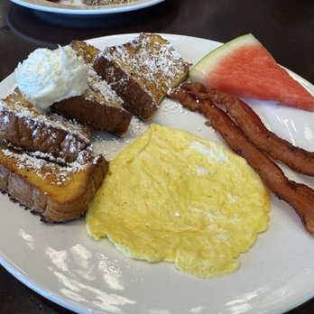 Jessica’s - My French toast combo with one egg and two slice bacon. $21 - Breakfast & Brunch Near Me - Kapolei, Hawaii Jessica’s - My French toast combo with one egg and two slice bacon. $21 - Breakfast & Brunch Near Me - Kapolei, Hawaii