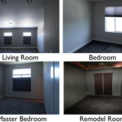 Nestwell Property Management - The remodel room was pitch black with the installed lighting at night, It was used as storage. Still very clean when we left