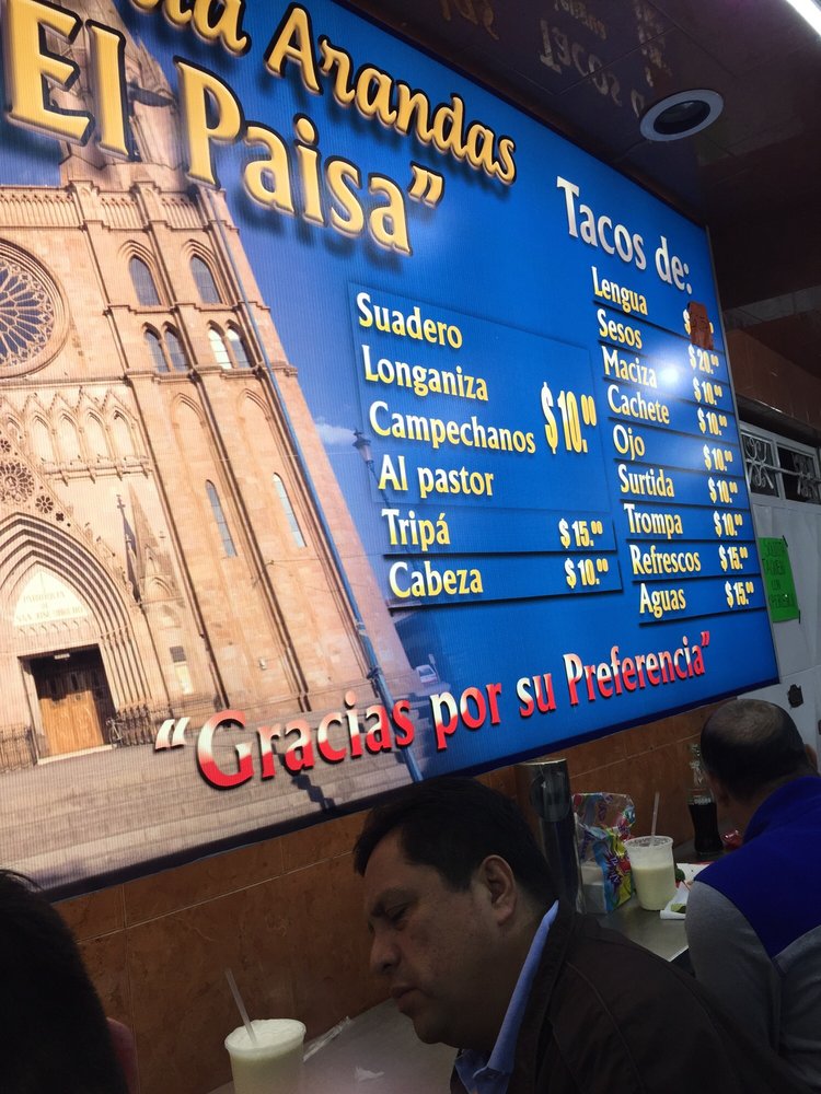 TAQUERIA EL PAISA Avenida 535, Ciudad de México, Mexico Tacos