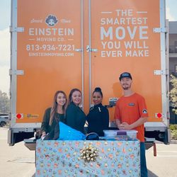 Einstein Moving Company - Tampa - Our Tampa movers volunteering at a toy drive.