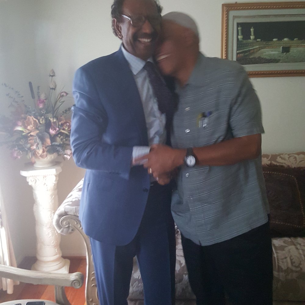 Labaik Tours - Two Hajjies meeting again after coming back to USA - Travel Services Near Me - Cattonsville, Maryland
