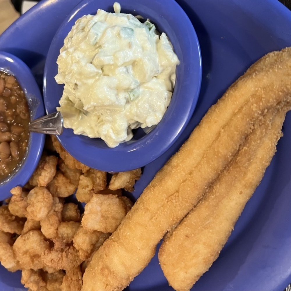Darrell's Restaurant - Pick 2 fish and shrimp - Seafood Near Me - Manteo, North Carolina Darrell's Restaurant - Pick 2 fish and shrimp - Seafood Near Me - Manteo, North Carolina