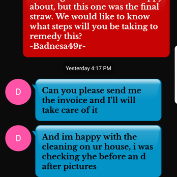 Delsa Home Cleaning Services - 2ND PART - Delsa's response & taking responsibility for toilet stoppage. - Home Cleaning Near Me Delsa Home Cleaning Services - 2ND PART - Delsa's response & taking responsibility for toilet stoppage. - Home Cleaning Near Me