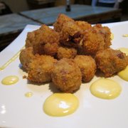 Photo of Cause - The PhilanthroPub - Washington, DC, United States. The trotter tots with the lemon aioli. This is the reception portion. The appetizer portion is smaller...much smaller.