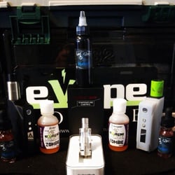 eVape Lounge - Quantity = economy. 60ml bottles of eVape Zombie drip Line and Lung Candy.