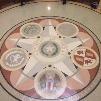 Texas State Capitol - The seal at the bottom of the dome - Landmarks & Historical Buildings Near Me - Austin, Texas Texas State Capitol - The seal at the bottom of the dome - Landmarks & Historical Buildings Near Me - Austin, Texas