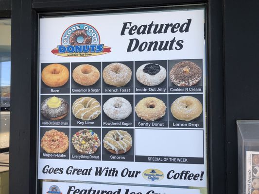 Menu photo 1 Shore Good Donuts Ship Bottom, NJ