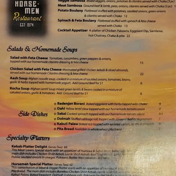 Afghan Horsemen Restaurant - Menu - Middle Eastern Near Me - Vancouver, British Columbia Afghan Horsemen Restaurant - Menu - Middle Eastern Near Me - Vancouver, British Columbia