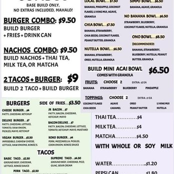 Kokoz - Menu - Food Trucks Near Me - Hilo, Hawaii Kokoz - Menu - Food Trucks Near Me - Hilo, Hawaii