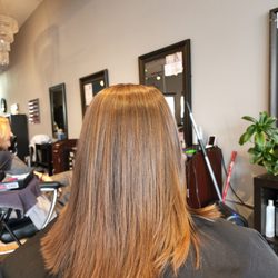 Lien Hair Studio - After foil highlights and cut