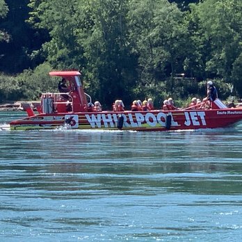 Whirlpool Jet Boat Tours - Whirlpool jet boat in action - Boat Tours Near Me - Lewiston, New York
