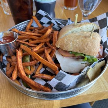 Pacific Grill - Club on ciabatta - American Near Me - Bandon, Oregon Pacific Grill - Club on ciabatta - American Near Me - Bandon, Oregon