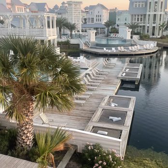 Cinnamon Shore - View from the upstairs patio, poolside. - Vacation Rentals Near Me - Port Aransas, Texas
