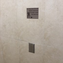 Blank cover over switch to help keep clean aware, trash and water all over the place. Blank cover over switch to help keep clean aware, trash and water all over the place.