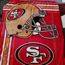 A & B Embroidery - My Nephew is a '9er fan. This was his personalized Birthday Gift. Personalized by A & B Embroidery.