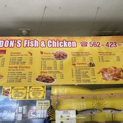 Don's Fish and Chicken - Menu