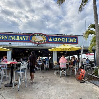 Conch Republic Seafood - Outside Patio - Seafood Near Me - Key West, Florida