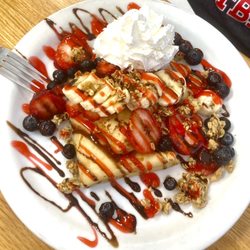 Springfield Ave Cafe - Very Berry Crunch Stuffed Crepes