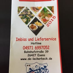 Leckerbeck - Speisekarte