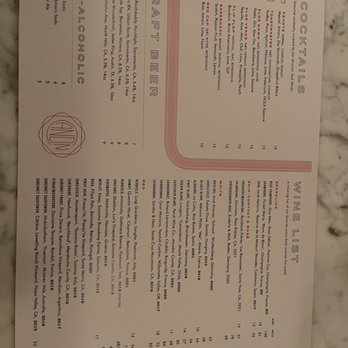 Canon - Menu - Cocktail Bars Near Me - Sacramento, California Canon - Menu - Cocktail Bars Near Me - Sacramento, California