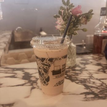 The Bookish Shop - medium iced hazelnut latte - Bookstores Near Me - Gilbert, Arizona