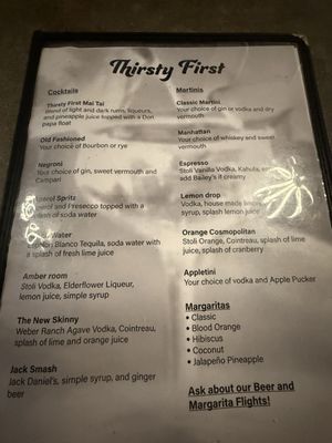 Menu photo 2 Thirsty First Lowell, MA Menu photo 2 Thirsty First Lowell, MA