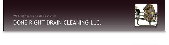 Slide of Done Right Drain Cleaning