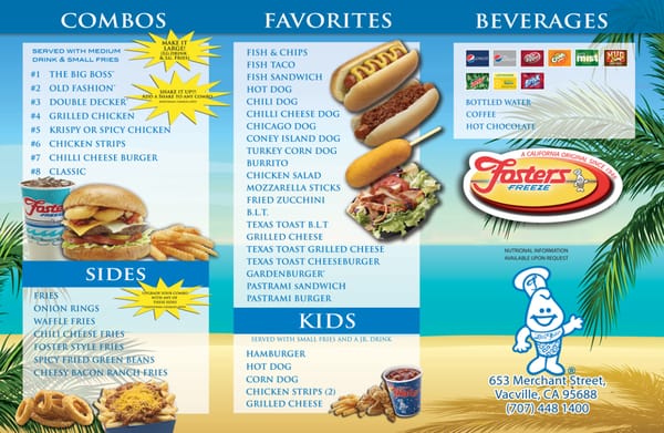 Menu photo 8 Fosters Freeze Vacaville, CA Menu photo 8 Fosters Freeze Vacaville, CA