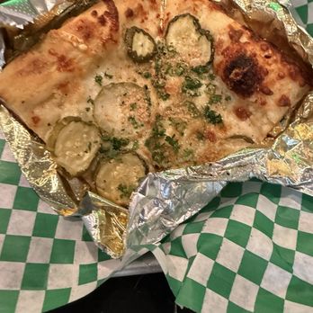 Pizzasaurus Rex - Pickle pizza by the slice - Pizza Near Me - Sacramento, California