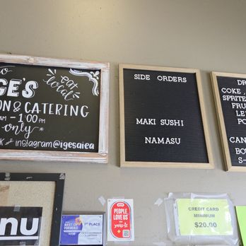 Ige's Lunchwagon & Catering - Menu - Caterers Near Me - Aiea, Hawaii Ige's Lunchwagon & Catering - Menu - Caterers Near Me - Aiea, Hawaii