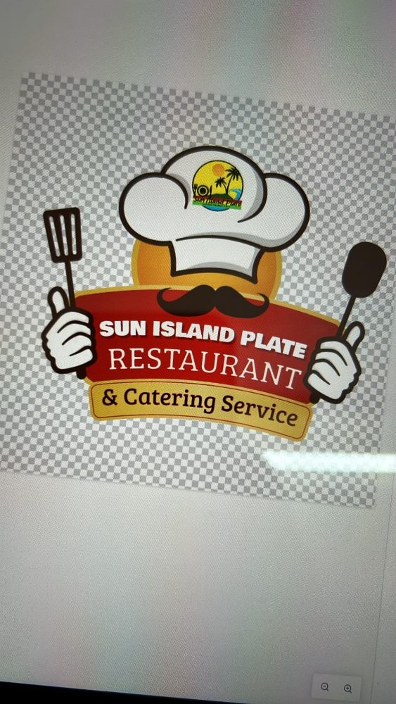 Food from Sun Island Plate