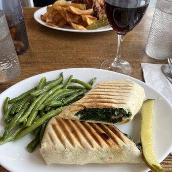 Seneca Harbor Station - Calabrese panini with green beans. - New American Near Me - Watkins Glen, New York Seneca Harbor Station - Calabrese panini with green beans. - New American Near Me - Watkins Glen, New York