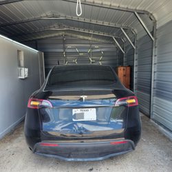 State Inspection King - My Tesla getting inspected for texas annual inspection.