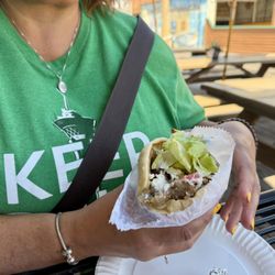 Opa Gyros & Crepes - Pita Gyro (added feta)