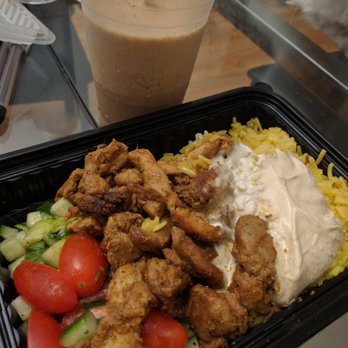 Taboonette - Chicken shawarma, pretty good. Chicken wasn't dry - Mediterranean Near Me - New York, New York