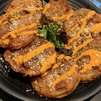Nouveau Noir - Fried Green Tomatoes - Southern Near Me - Dallas, Texas Nouveau Noir - Fried Green Tomatoes - Southern Near Me - Dallas, Texas