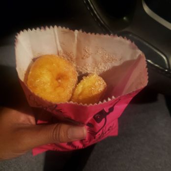 Little Lucy's Mini Donuts - The bag was full but I was hungry lol!  Cinnamon sugar donut Little Bag - Food Trucks Near Me - Austin, Texas