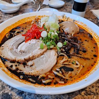 Ryujin Ramen - This was the red plate with garlic sauce - Ramen Near Me - Sacramento, California Ryujin Ramen - This was the red plate with garlic sauce - Ramen Near Me - Sacramento, California