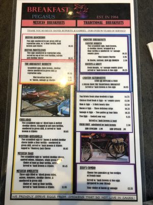 Menu photo 4 Pegasus Restaurant Castle Rock, CO